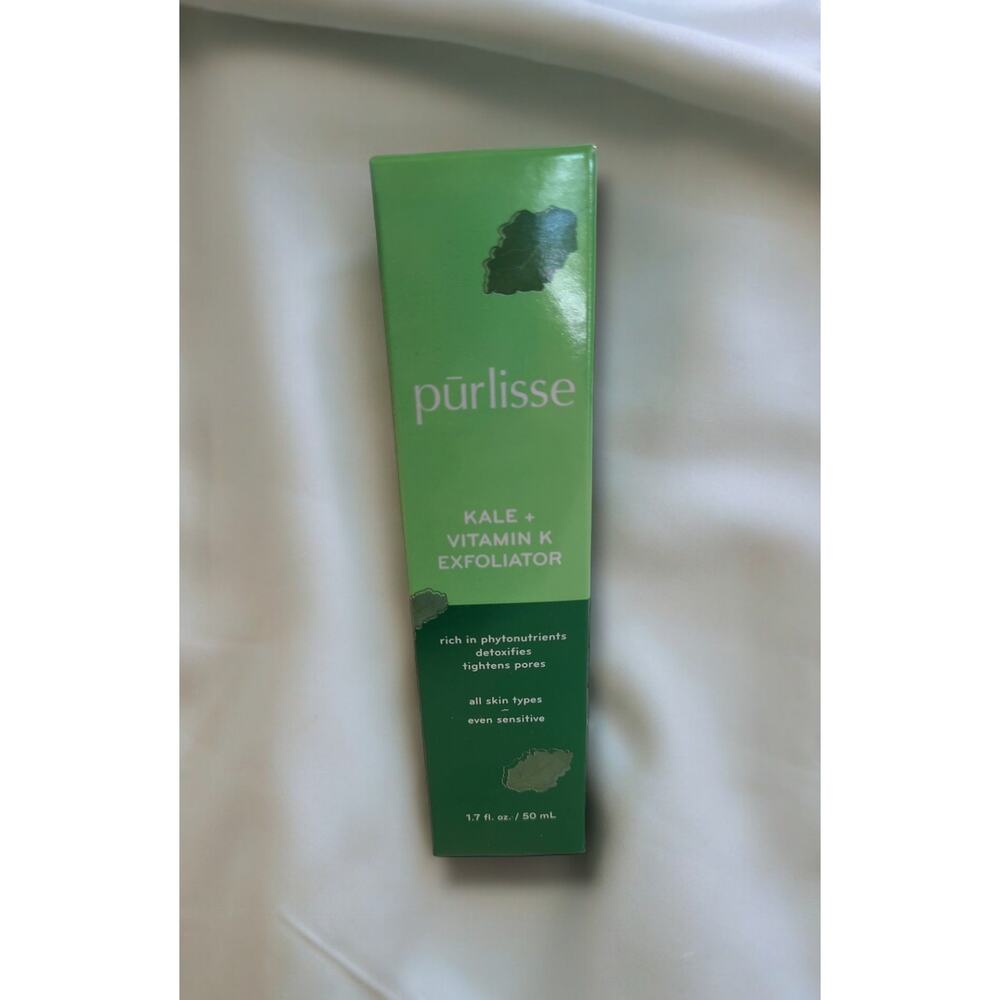 Purlisse Kale + Vitamin K Exfoliator NEW 1.7 fl Oz. All Skin Types
